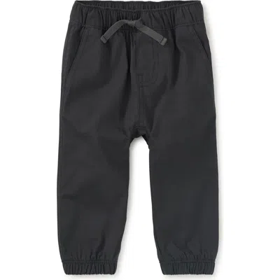 Tea Collection Kids'  Woven Baby Joggers In Black