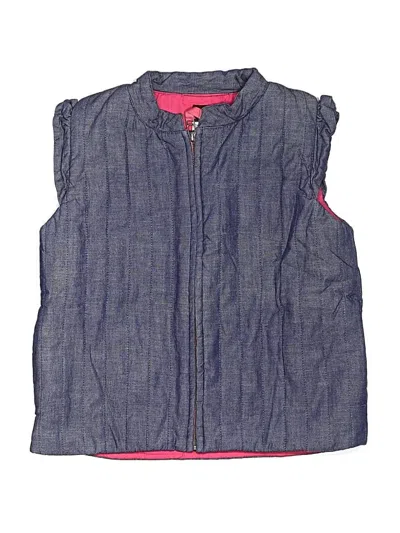 Pre-owned Tea Kids' Denim Vest In Blue