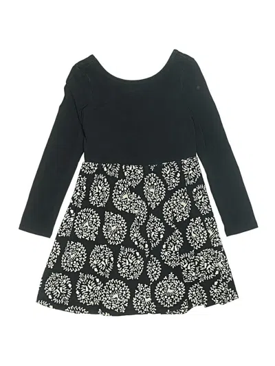 Pre-owned Tea Kids' Dress In Black