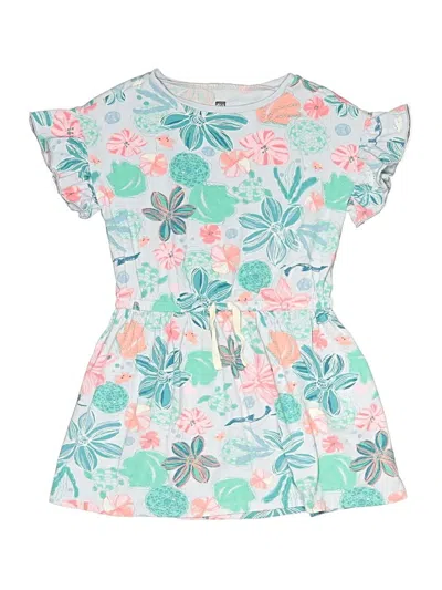 Pre-owned Tea Kids' Dress In Blue