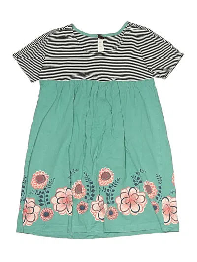 Pre-owned Tea Kids' Dress In Blue