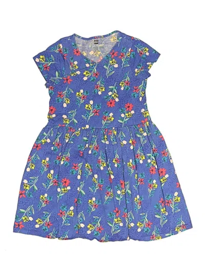 Pre-owned Tea Kids' Dress In Blue