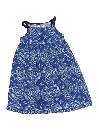 Pre-owned Tea Kids' Dress In Blue