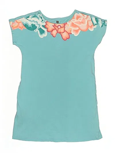Pre-owned Tea Kids' Dress In Blue