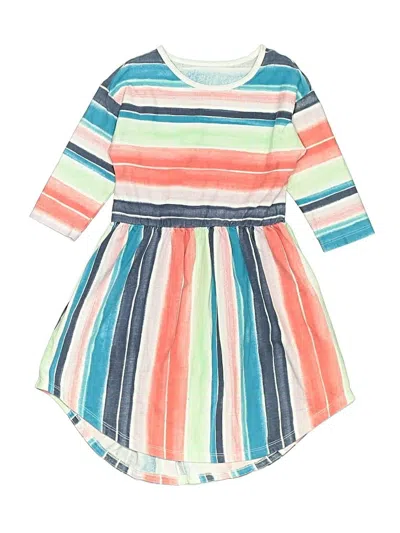 Pre-owned Tea Kids' Dress In Blue