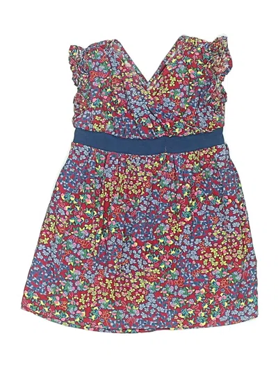 Pre-owned Tea Kids' Dress In Blue