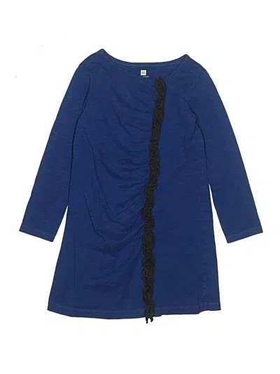 Pre-owned Tea Kids' Dress In Blue