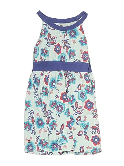 Pre-owned Tea Kids' Dress In Blue