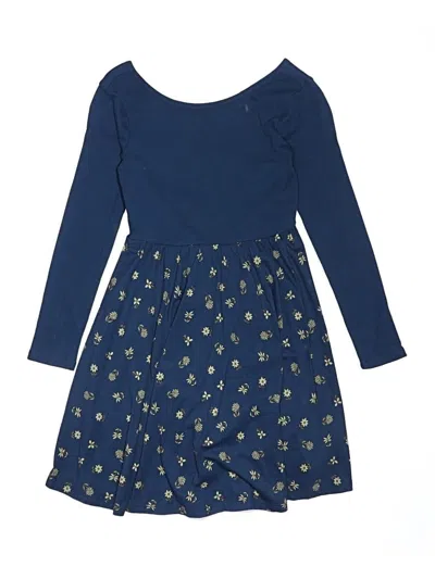 Pre-owned Tea Kids' Dress In Blue
