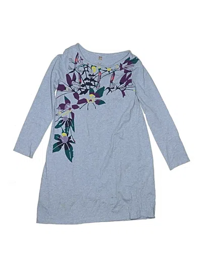 Pre-owned Tea Kids' Dress In Blue