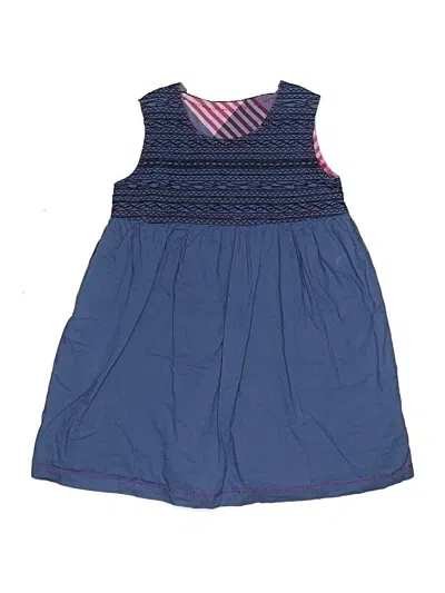Pre-owned Tea Kids' Dress In Blue