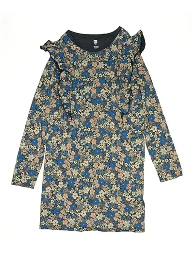 Pre-owned Tea Kids' Dress In Blue