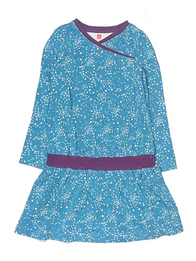 Pre-owned Tea Kids' Dress In Blue