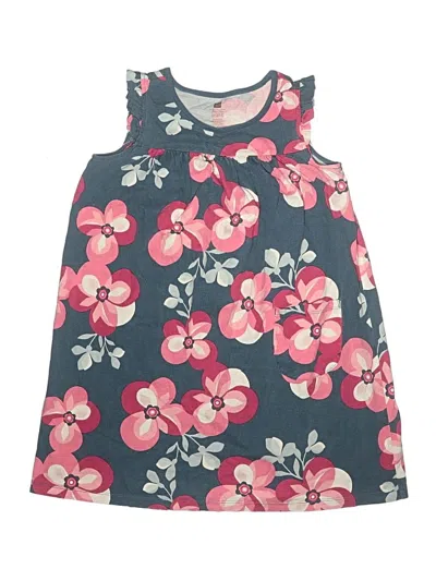 Pre-owned Tea Kids' Dress In Blue