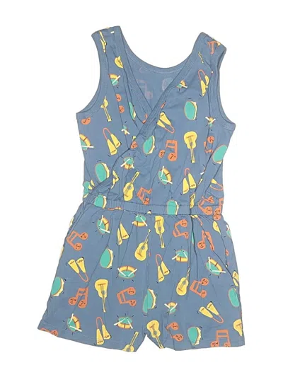 Pre-owned Tea Kids' Dress In Blue