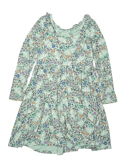 Pre-owned Tea Kids' Dress In Blue