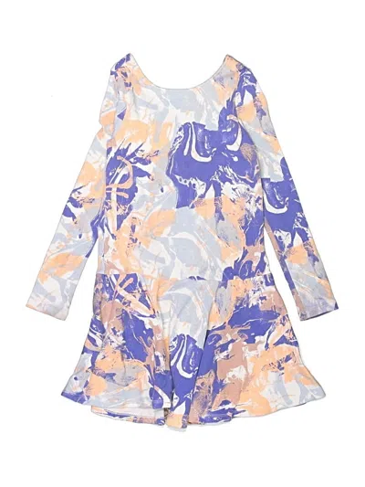 Pre-owned Tea Kids' Dress In Blue