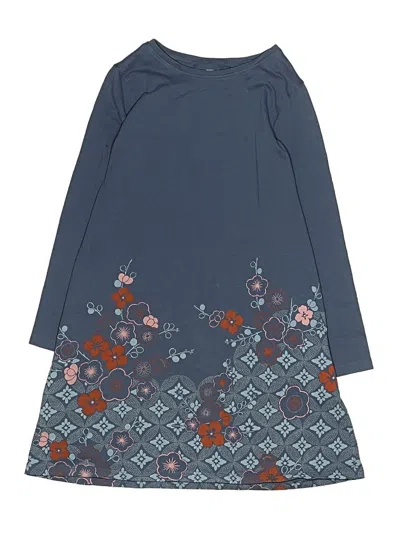 Pre-owned Tea Kids' Dress In Blue