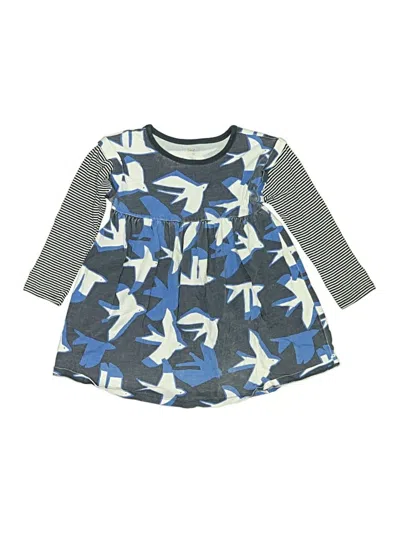 Pre-owned Tea Kids' Dress In Blue