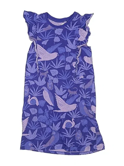 Pre-owned Tea Kids' Dress In Blue
