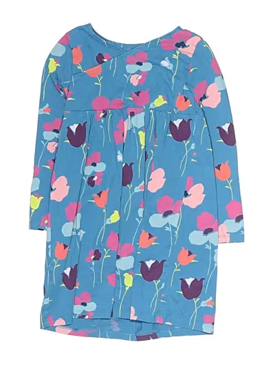 Pre-owned Tea Kids' Dress In Blue