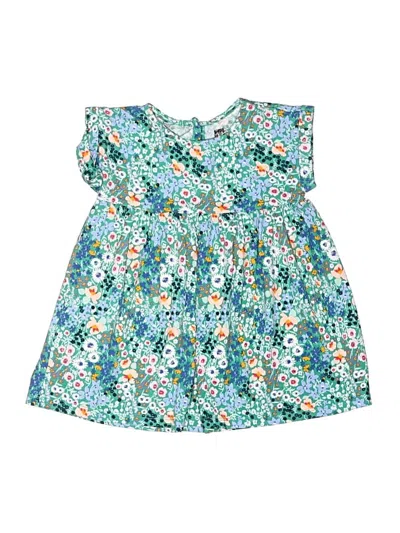 Pre-owned Tea Kids' Dress In Blue