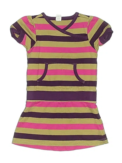 Pre-owned Tea Kids' Dress In Brown