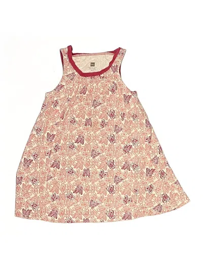 Pre-owned Tea Kids' Dress In Brown