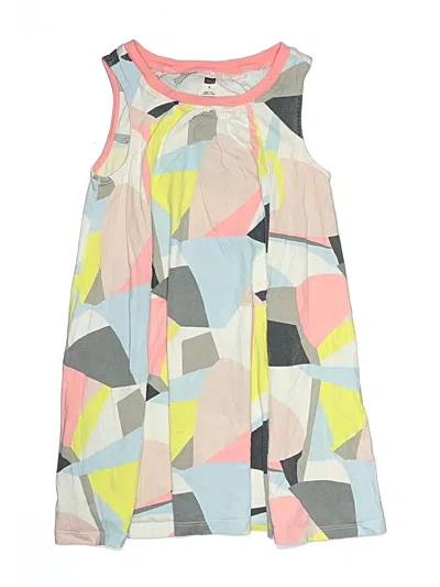 Pre-owned Tea Kids' Dress In Gray