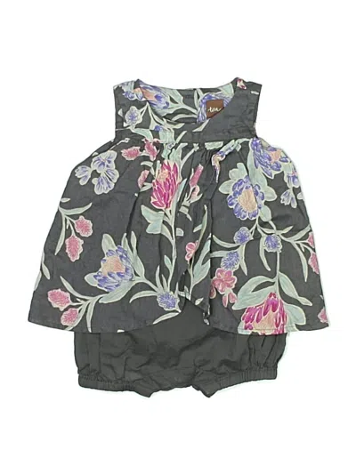Pre-owned Tea Babies' Dress In Gray