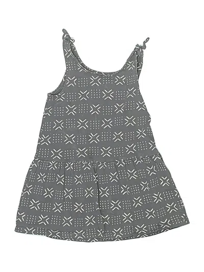 Pre-owned Tea Kids' Dress In Gray