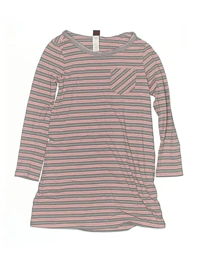 Pre-owned Tea Kids' Dress In Gray