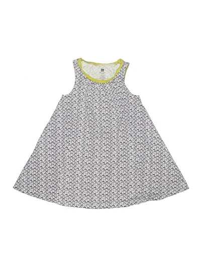 Pre-owned Tea Kids' Dress In Gray
