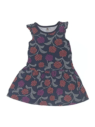 Pre-owned Tea Kids' Dress In Gray