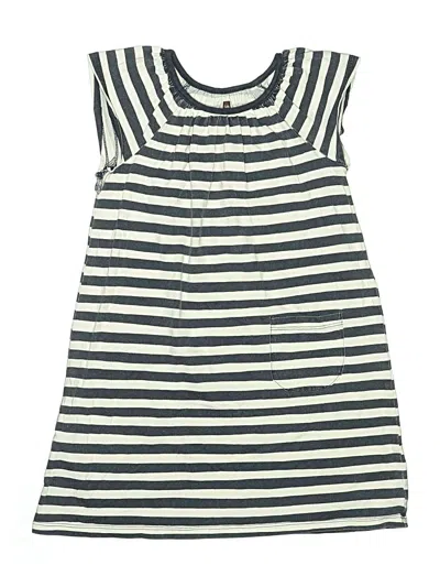 Pre-owned Tea Kids' Dress In Gray