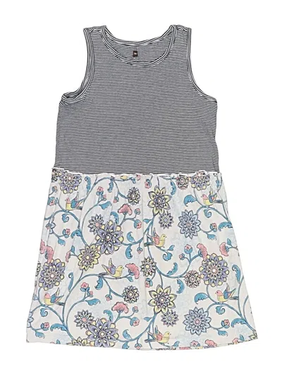 Pre-owned Tea Kids' Dress In Gray