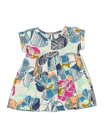 Pre-owned Tea Kids' Dress In Green