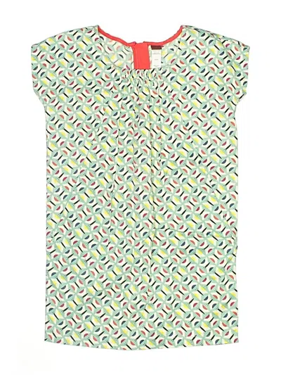 Pre-owned Tea Kids' Dress In Green