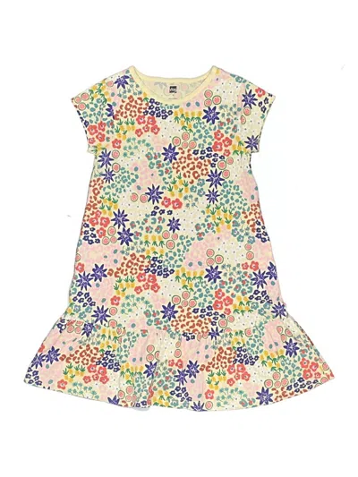Pre-owned Tea Kids' Dress In Ivory