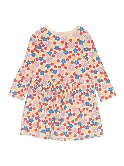 Pre-owned Tea Kids' Dress In Ivory