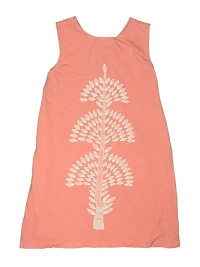 Pre-owned Tea Kids' Dress In Orange
