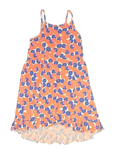 Pre-owned Tea Kids' Dress In Orange
