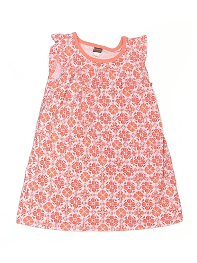 Pre-owned Tea Kids' Dress In Orange
