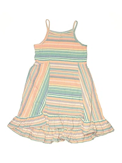 Pre-owned Tea Kids' Dress In Orange