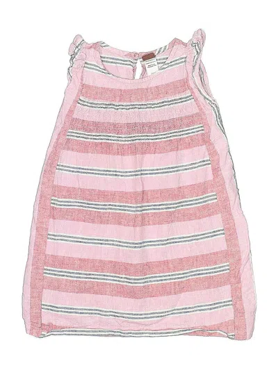 Pre-owned Tea Kids' Dress In Pink