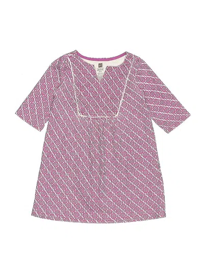 Pre-owned Tea Kids' Dress In Pink