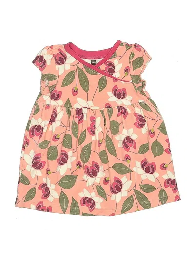 Pre-owned Tea Babies' Dress In Pink