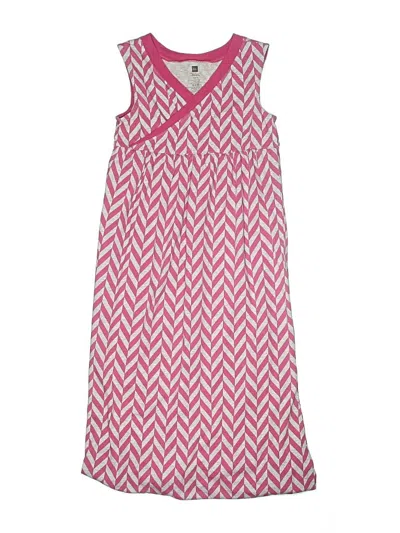 Pre-owned Tea Kids' Dress In Pink