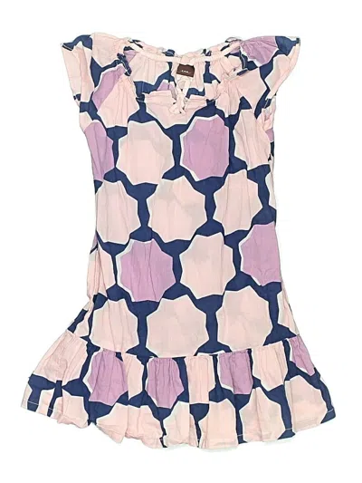 Pre-owned Tea Kids' Dress In Pink