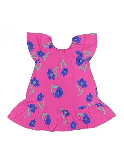 Pre-owned Tea Kids' Dress In Pink